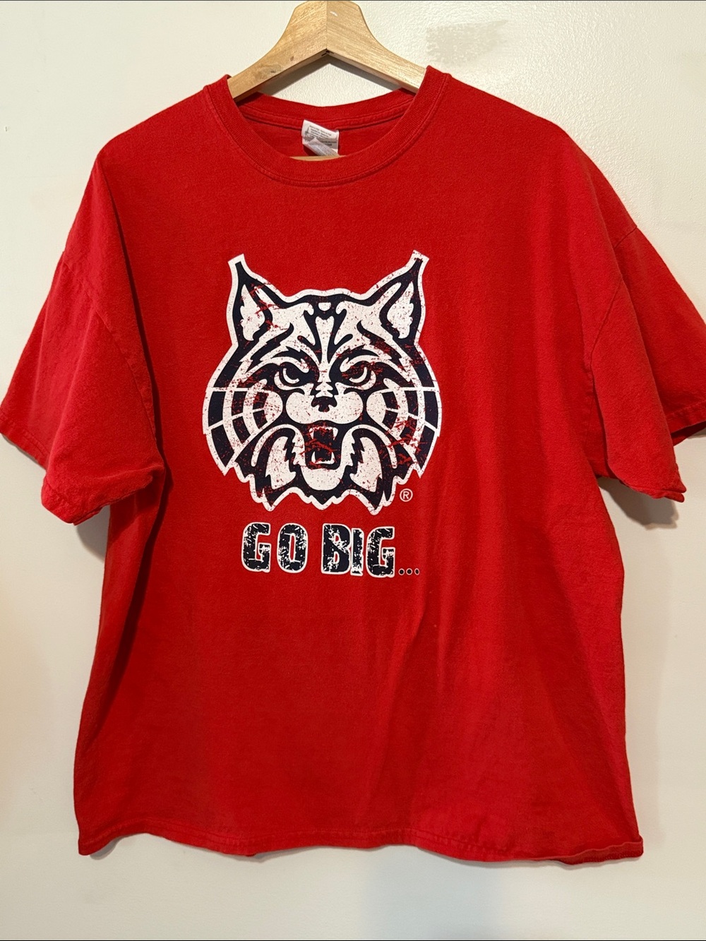 Arizona Wildcat 'GO BIG or go HOME’ tshirt